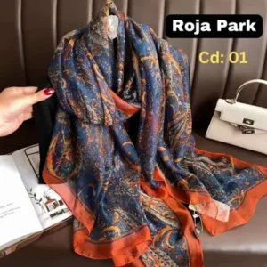 Women’s Luxury Design Comfortable Silk Satin Scarf 72×36 Inch