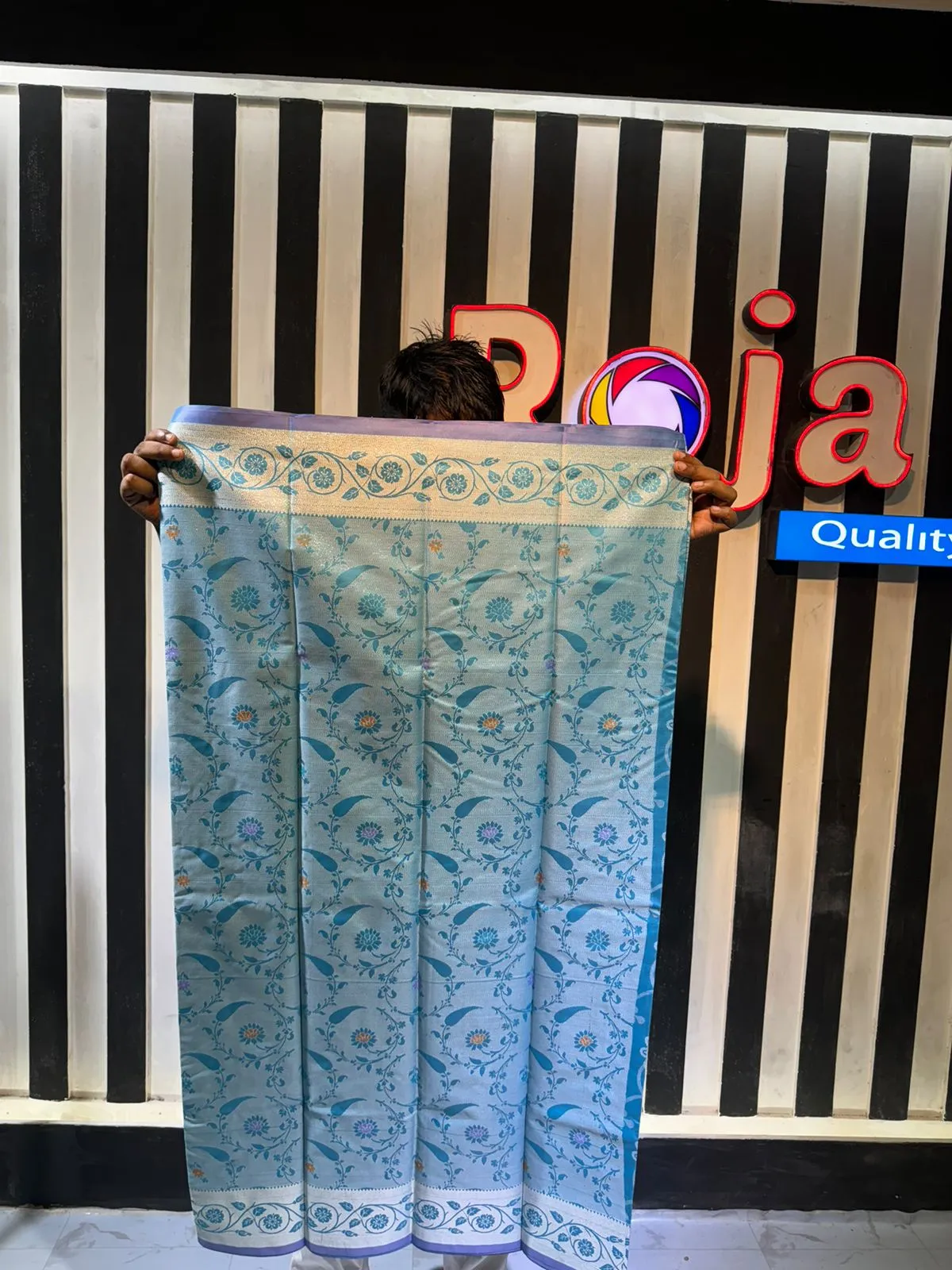 Premium-Katan-Sari-SKY BLUE - Image 2