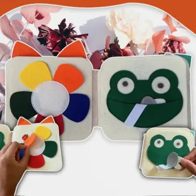 Montessori Felt Quiet Book - Image 2