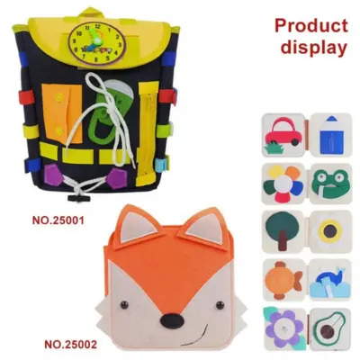 Montessori Felt Quiet Book